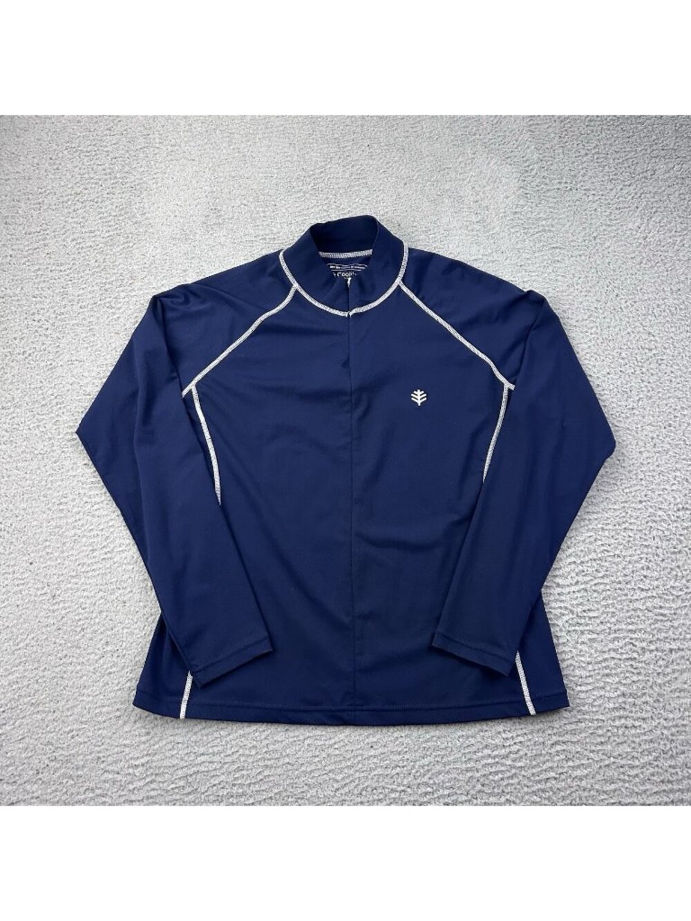 Coolibar Full Zip Women’s UV Lightweight Jacket Shirt Size Medium Women’s Blue